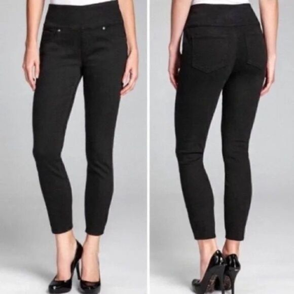 SPANX High Waisted Jeggings Jeans 2066 Solace Black MEDIUM - Picture 1 of 13